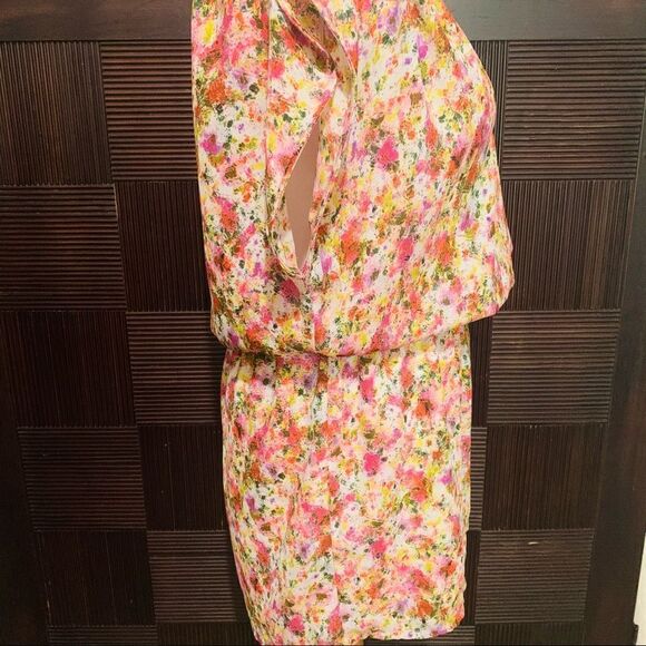 Aqua Brand watercolor floral romper NWT - Picture 5 of 9